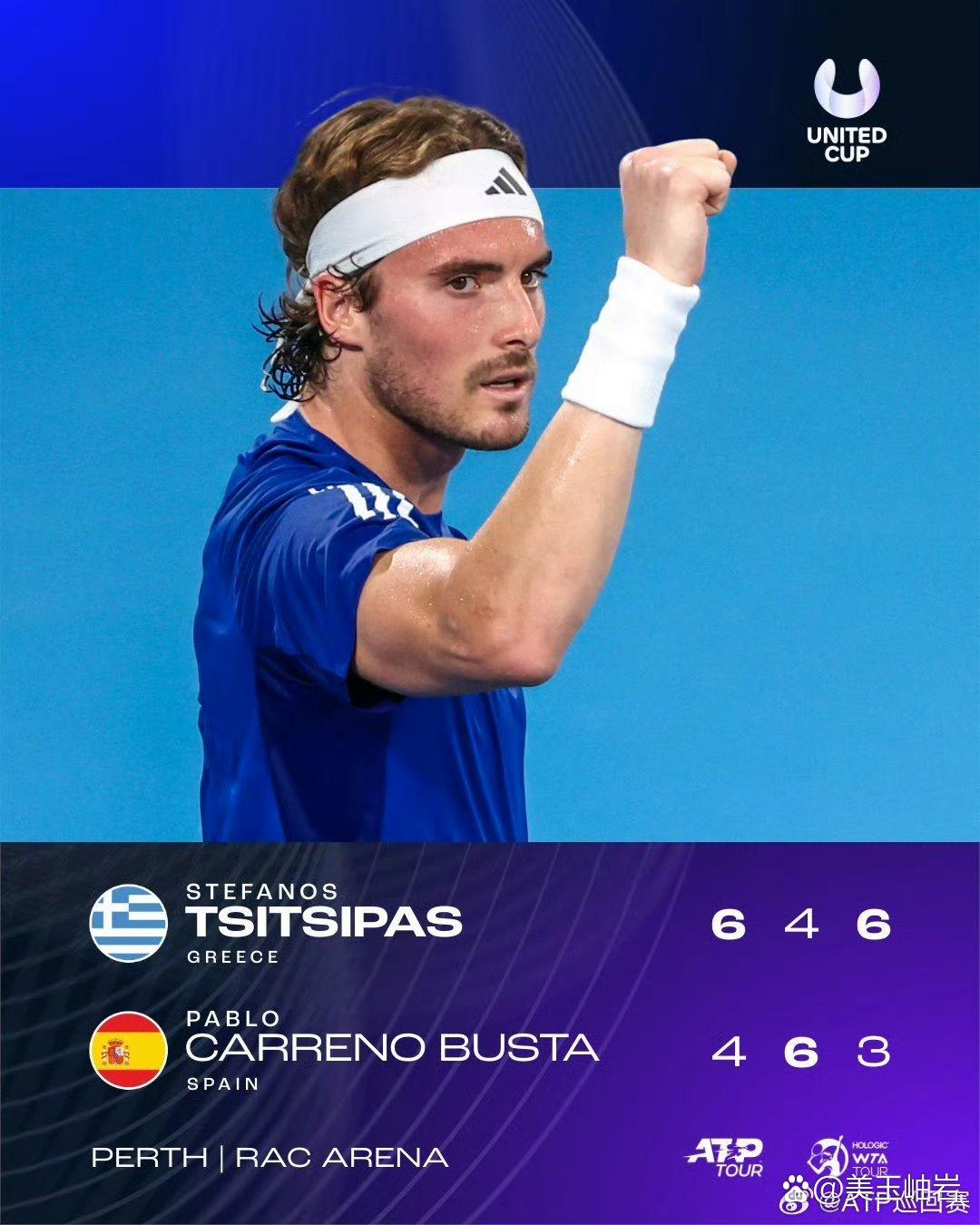 年终总决赛绝杀联合杯，西西帕斯扛起全队